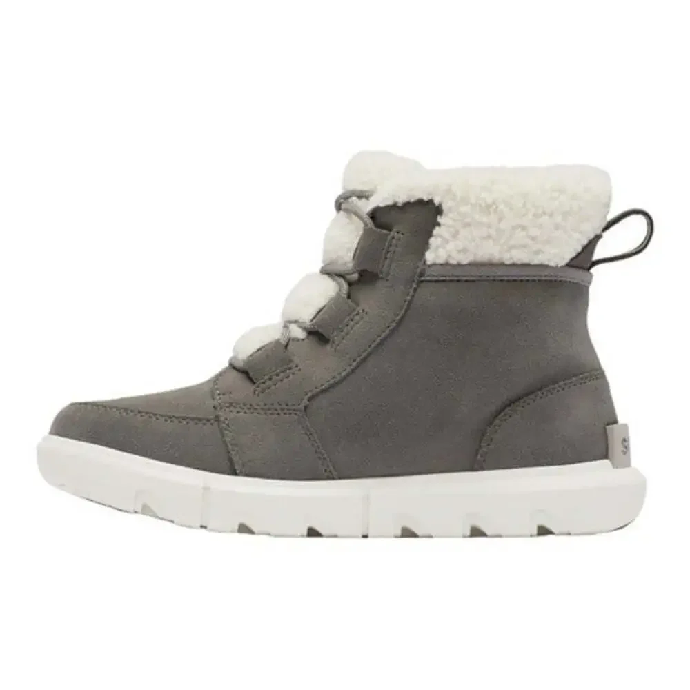 Sorel Quarry Sea Salt Women's Waterproof Insulated Winter Boots Grey Size 6